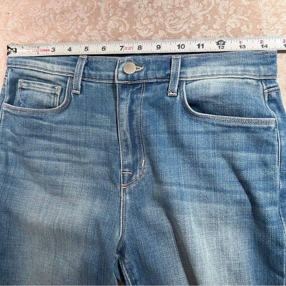 L’ AGENCE~Distressed El Matador Slim High-Rise Raw Hem in Eastern Jeans size 28 - Picture 10 of 16